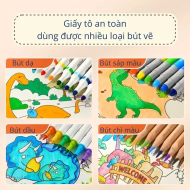 Tranh Tô Màu Cỡ Lớn Cho Bé 3+ Tuổi Mideer Giá Rẻ Chỉ 185k - Đồ Chơi Giáo Dục 4