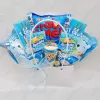 Túi Bánh Kẹo Màu Xanh Dương / Thế Giới Đồ Ăn Vặt Màu Xanh, , Concept Trang Trí Giỏ Quà Bánh Kẹo 8