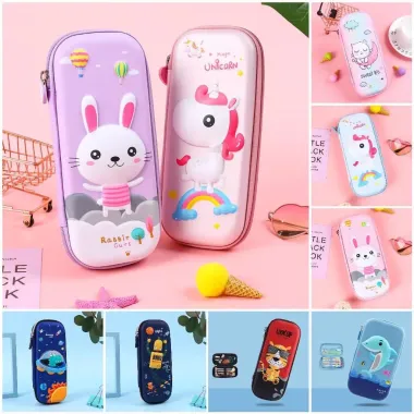 Túi Đựng Bút 3D In Nổi Chống Thấm Nước 2 Ngăn Cho Bé - Giá Chỉ 29900đ 6