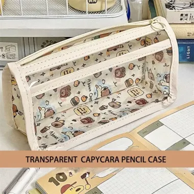 Túi Đựng Bút Capybara 5 Lớp Sáng Tạo - Dụng Cụ Văn Phòng Phẩm &amp; Học Tập Giá Tốt 60588đ 1