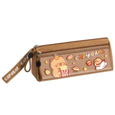 Túi Đựng Bút Capybara 5 Lớp Sáng Tạo - Dụng Cụ Văn Phòng Phẩm &amp; Học Tập Giá Tốt 60588đ 4