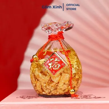 Túi Tiền Phong Thủy Vàng Thỏi Hồ Lộc Tài Lộc - Giảm 16% còn 128k