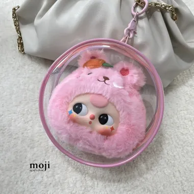 Túi Tròn Trong Suốt Cho Tai Nghe Crybaby & Búp Bê - Hộp Đựng Giá Rẻ 15400đ