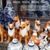 Tượng Chó Shiba Sứ Đẹp - Bày Tiểu Cảnh Giá Rẻ 150k Thay 187.5k 4