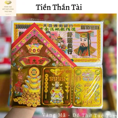 Vàng Thỏi Thần Tài Ngũ Sắc Cao Cấp Giá Rẻ - Giảm 3300đ Còn 15000đ 4