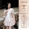 Váy Babydoll Voan Lụa Chiffon Đi Biển Thắt Nơ Cổ Ren Nữ SM25F114 - 395k Giảm Giá Cực Sốt 4