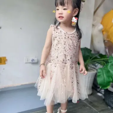 Váy Công Chúa Cho Bé Gái Đuôi Cá Kim Tuyến Giá Cực Sốt 75K Thay 94.5K 6 Váy Công Chúa Cho Bé Gái Đuôi Cá Kim Tuyến Giá Cực Sốt 75K Thay 94.5K 6