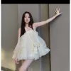 Váy Đầm Nữ Dạo Phố Cúp Ngực Bồng Bềnh Kèm Quần Loại 1 1