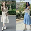 Váy Hàn Quốc Thiết Kế Nhiều Lớp Hai Mảnh Dài Mùa Hè Giảm Giá Cực Sốc Chỉ 360348đ 3