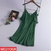 Váy Ngủ Nữ Lụa Satin Trơn Dáng Xuông Liền Thân AD-21 5