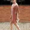 Váy nữ - Đầm dự tiệc thiết kế chiết eo che khuyết điểm tốt consert thủy thủ , phong cách Preppy học sinh VB06 4