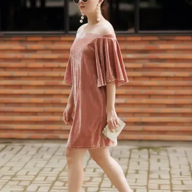 Váy nữ - Đầm dự tiệc thiết kế chiết eo che khuyết điểm tốt consert thủy thủ , phong cách Preppy học sinh VB06 4