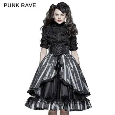 Váy Punk Gothic Ren Rối Cho Nữ Giá Rẻ - Váy Midi Cao Cấp Giảm Giá