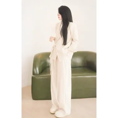 Vest Nữ Tổng Tài Hỏa Tốc HCM - Áo Cột Eo Đắp Chéo, Quần Ống Rộng Sang Chảnh Chỉ 230k
