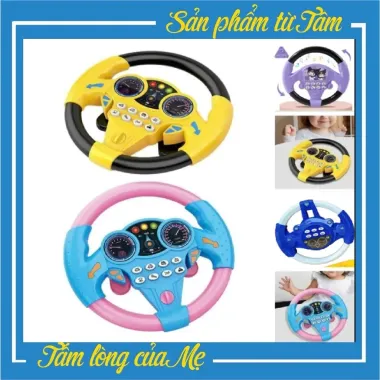 Vô Lăng Xe Hơi Tập Lái Cho Bé - Mẫu KỦROMI Tím Giảm Giá Còn 48800đ 1