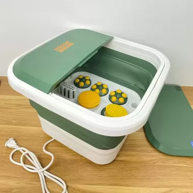 (XẢ KHO) Máy ngâm chân massage MICOE tự động 30 con lăn- tự động làm ấm nước, chống giật, sủi bọt, app điều khiển 3