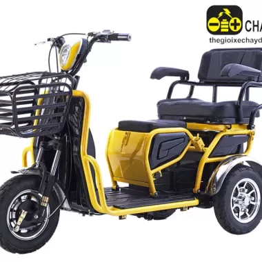Xe máy điện 2 chỗ ngồi MẪU MỚI NHẤT W2888 có bàn đạp chân ga Đồ Chơi Toys Pin 6