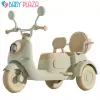Xe máy điện 2 chỗ ngồi MẪU MỚI NHẤT W2888 có bàn đạp chân ga Đồ Chơi Toys Pin 7