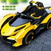 Xe ô tô điện lambogini, xe đua F1 siêu nhanh, kết nối Đk qua ĐT, xe điện trẻ em 8
