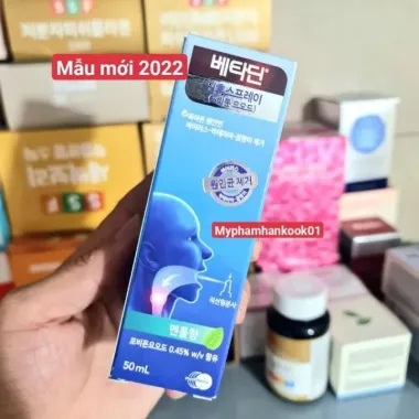 Xịt Miệng Betadine Hàn Quốc - Giải Pháp Cổ Họng Tối Ưu Giá 299k!