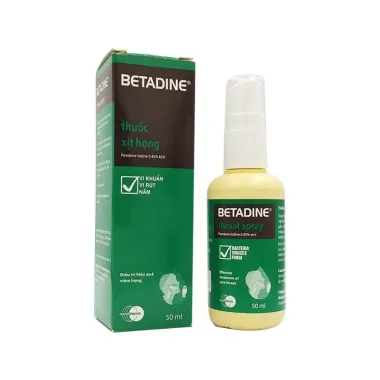Xịt Miệng Betadine Hàn Quốc - Giải Pháp Cổ Họng Tối Ưu Giá 299k!