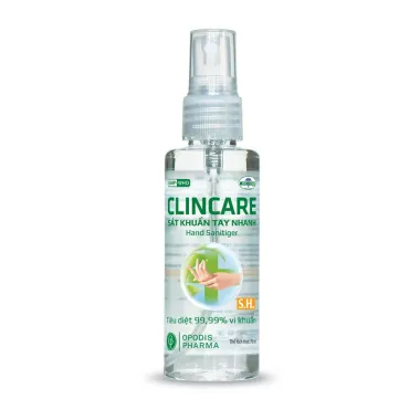 Xịt sát khuẩn nhanh khô Clincare SH70ml - Sát khuẩn bề mặt vật dụng hiệu quả giá 40k 1