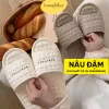 XIXITIAO Dép Lanh Thời Trang Nhà Nữ Bốn Mùa Đa Năng Chống Trơn Trượt Đế Mềm Giày Sàn