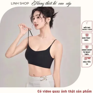 Áo Bra Tàng Hình Không Gọng LINHSHOP - Mặc Êm, Mềm Mại, Giá Chỉ 81000đ 1