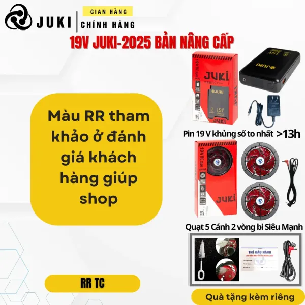 Trải nghiệm thực tế: Unboxing và cảm nhận khi mặc áo khoác nhiệt JUKI 19V kèm phụ kiện tặng kèm