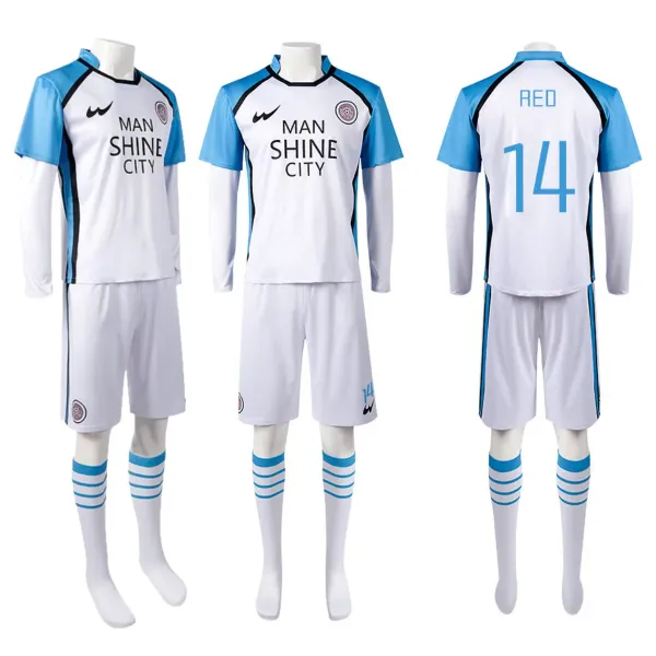 Hình ảnh sản phẩm Áo Jersey BLUE LOCK Seishiro Nagi Reo Mikage - Trang Phục Bóng Đá Giá Rẻ 38410đ