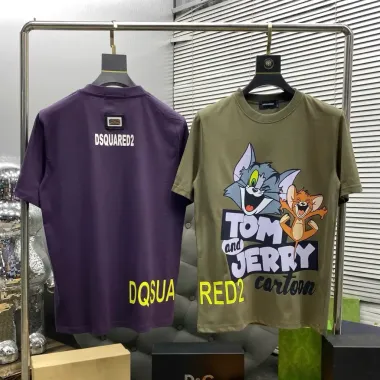 Áo Phông Nam Dsquared2 Tom and Jerry Giảm Sốc 84095K Còn 69500K - Boy Phố Phối Logo Cao Cấp