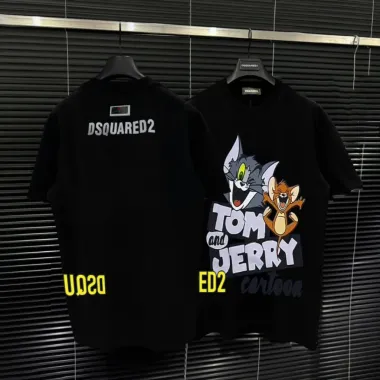 Áo Phông Nam Dsquared2 Tom and Jerry Giảm Sốc 84095K Còn 69500K - Boy Phố Phối Logo Cao Cấp