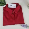 Áo sơ mi nữ ngắn tay lụa vân gỗ thoáng mát giá rẻ chỉ 275k LVGN001 5