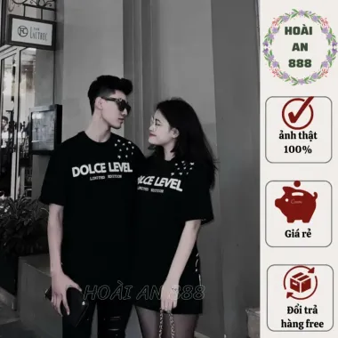 Áo Thun Cặp Đôi Mùa Hè Dáng Rộng Tay Cộc In Chữ Đơn Giản Màu Rượu Vang Giảm 20% 70200đ 4