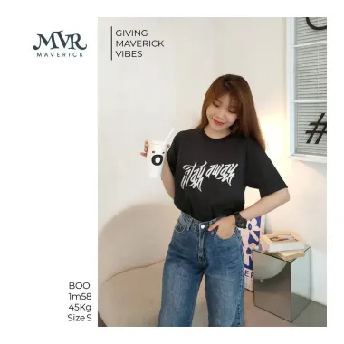 Áo Thun Hip Hop Cotton Tay Ngắn Dáng Rộng In Chữ Cá Tính Nam Nữ Giá 35k 5