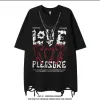 Áo Thun Hip Hop Cotton Tay Ngắn Dáng Rộng In Chữ Cá Tính Nam Nữ Giá 35k 6