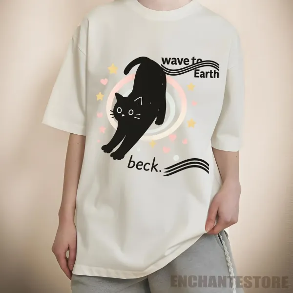 Hình ảnh sản phẩm Áo Thun Kpop Wave To Earth - Áo Cho Bạn Bè Harajuku Giá Shock Chỉ 203k!