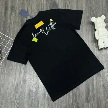 Áo Thun Nam Nữ L-V Cotton Thêu 2 Mặt Cao Cấp Giảm 17% Chỉ 69k