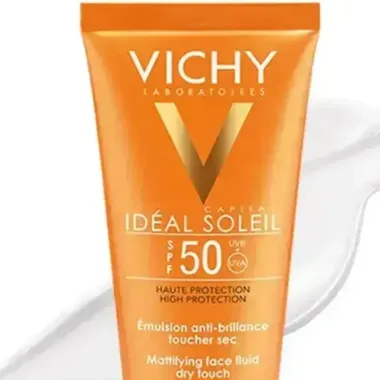 (AUTH- PHÁP) Kem Chống Nắng Vichy SPF50 Ideal Soleil Emulsion Anti-Brillance 6