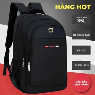 Balo Du Lịch Moke 35L Chống Nước Thoáng Khí Ba Ngăn Cho Nam Giá Cực Sốc 199k