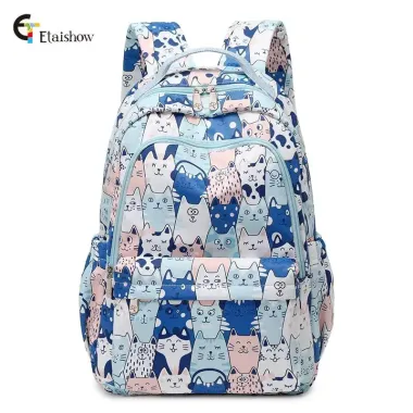 Balo Nữ Chống Thấm Nước Thời Trang Vải Dù Tặng Móc Khóa - Giảm 30% còn 112k
