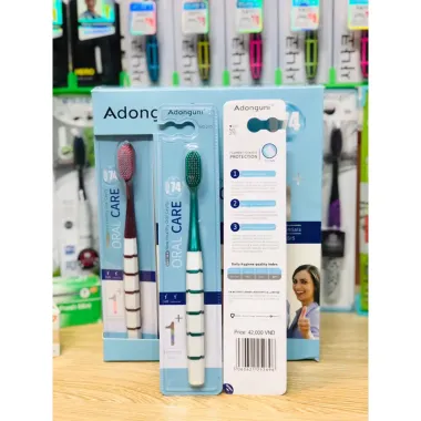 Bàn chải Adongfesh xanh lông mềm mại Anh Quốc - Giảm 21% còn 45000đ - MUA COMBO 5 tiết kiệm