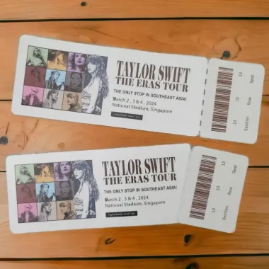 Bản Kỷ Niệm Taylor Swift Eras Tour Singapore 2024 - Tự Làm, Sư Tầm, Trang Trí - Giá Chỉ 15000đ