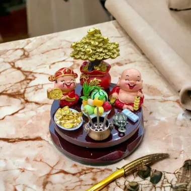 Bàn Thờ Thần Tài Mini Để Bàn - Tiết Kiệm 31k, Giá Chỉ 115k, Giao Tốc Hà Nội 5