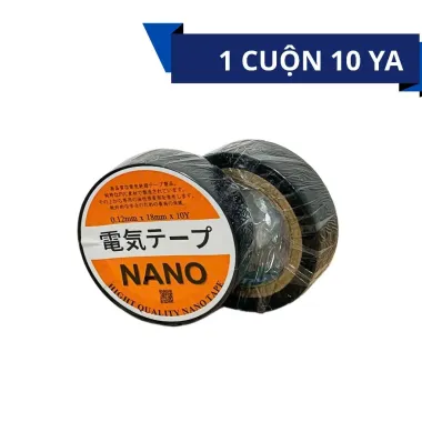 Băng Keo Điện Nano Đen Chống Nước Chịu Nhiệt Cao 10-30 Yard Giá Rẻ 8500đ 5