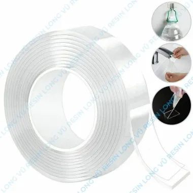 Băng Keo Nano 2 Mặt Siêu Dính Dày 2mm Dán Cố Định Đa Năng Giá Rẻ 18k 3