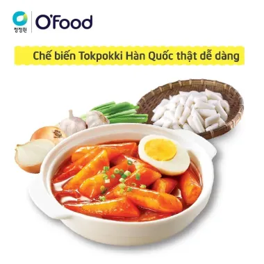 Bánh gạo Hàn Quốc O'Food 1KG - Gạo cao cấp, dẻo dai thơm ngon, giá chỉ 25k 3 Bánh gạo Hàn Quốc O'Food 1KG - Gạo cao cấp, dẻo dai thơm ngon, giá chỉ 25k 3