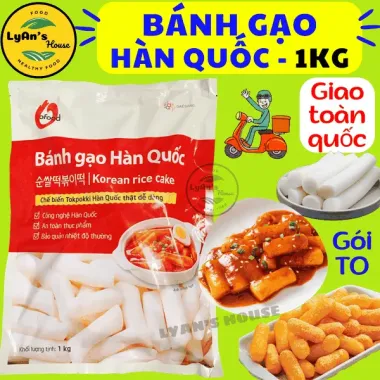 Bánh gạo Hàn Quốc O'Food 1KG - Gạo cao cấp, dẻo dai thơm ngon, giá chỉ 25k 6 Bánh gạo Hàn Quốc O'Food 1KG - Gạo cao cấp, dẻo dai thơm ngon, giá chỉ 25k 6