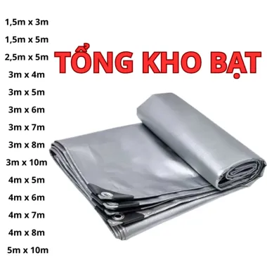 Bạt Che Mưa Nắng PE Dày Dặn Giá Rẻ - Che Ban Công, Sân Vườn Chuồng Trại 20m2 Giá 95000đ 1 Bạt Che Mưa Nắng PE Dày Dặn Giá Rẻ - Che Ban Công, Sân Vườn Chuồng Trại 20m2 Giá 95000đ 1
