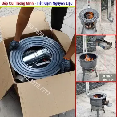 Bếp Củi Thông Minh Không Khói Giá Rẻ - Chất Lượng Cao Chỉ 499k 1 Bếp Củi Thông Minh Không Khói Giá Rẻ - Chất Lượng Cao Chỉ 499k 1